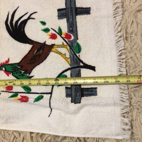 Vintage Kitchen Towel-Farm House Chic-Retro Vibes-NWT-Double Sided Image - Picture 6 of 8